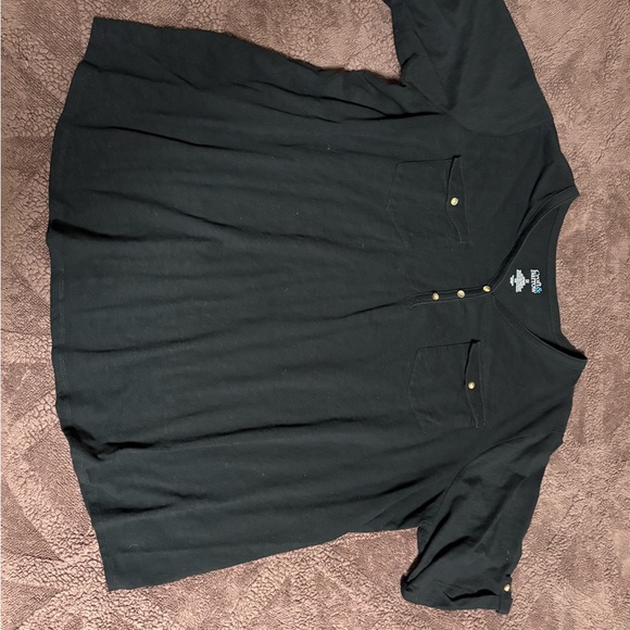 croft & barrow Tops - croft & barrow Black Women's Plus 3X Knit Top